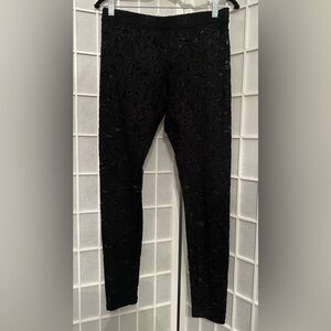 EXPRESS Elegant Black Lace Leggings NWT